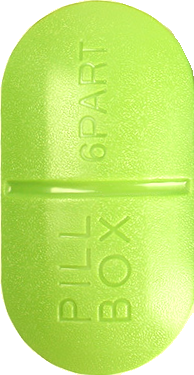 Pillerdosa, oval, 6 fack - 12