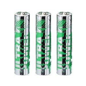 Alkaliskt batteri AAA, 3-pack