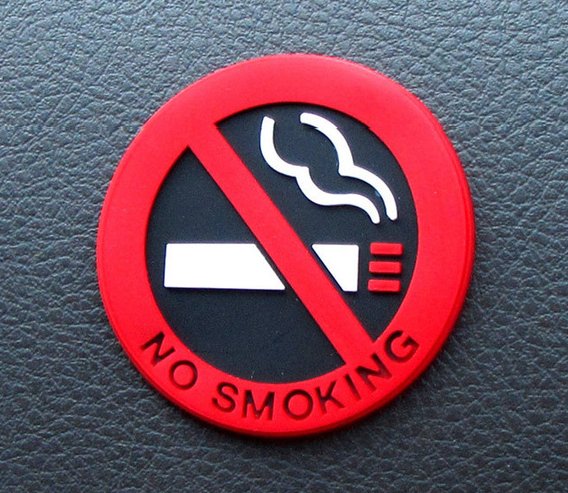 Skylt: "NO SMOKING" - 2