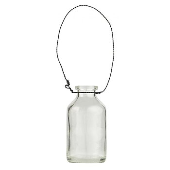 Liten hängande glasvas