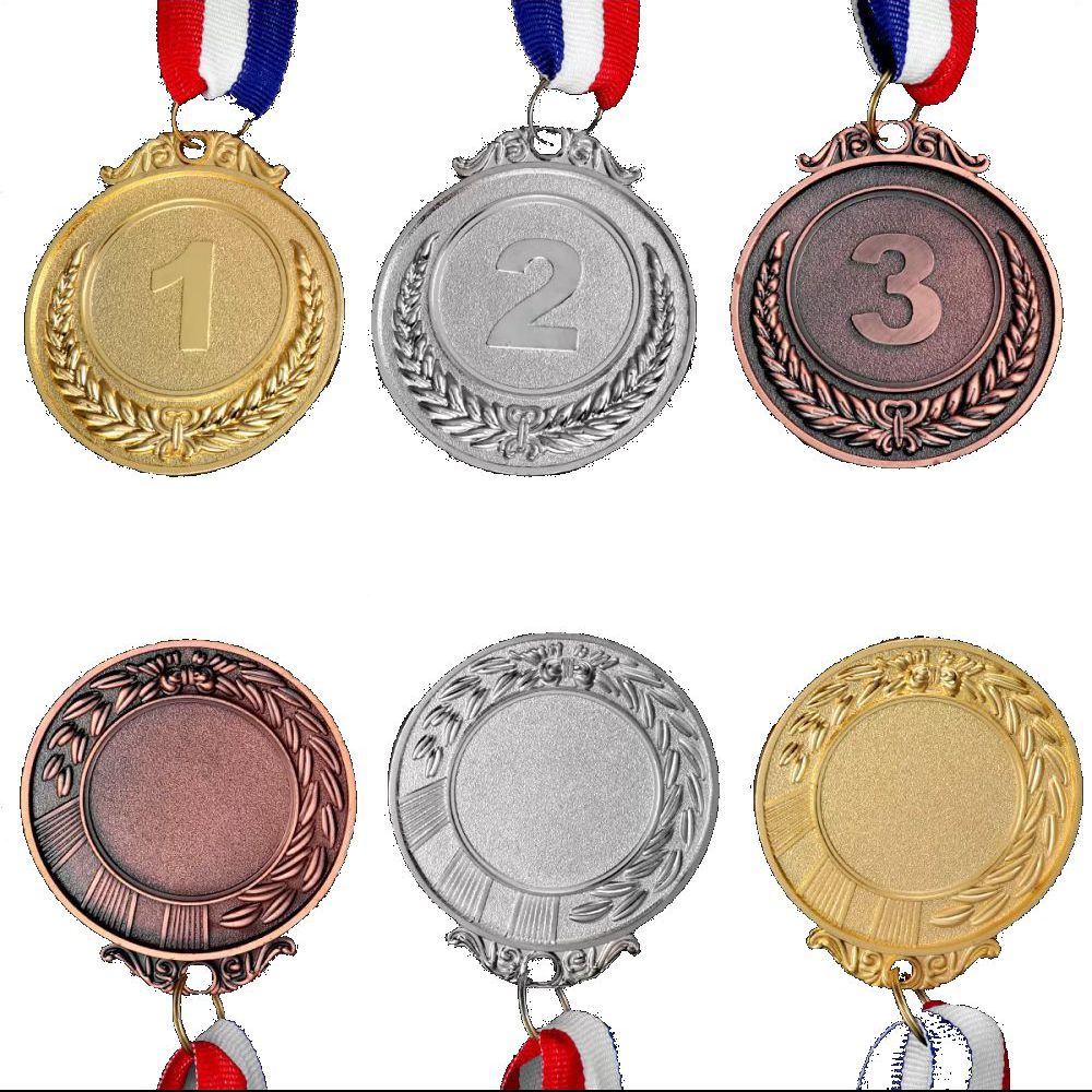 Medaljer, guld-silver-brons - 2