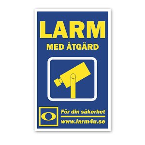 Larmdekal - Larm med åtgärd