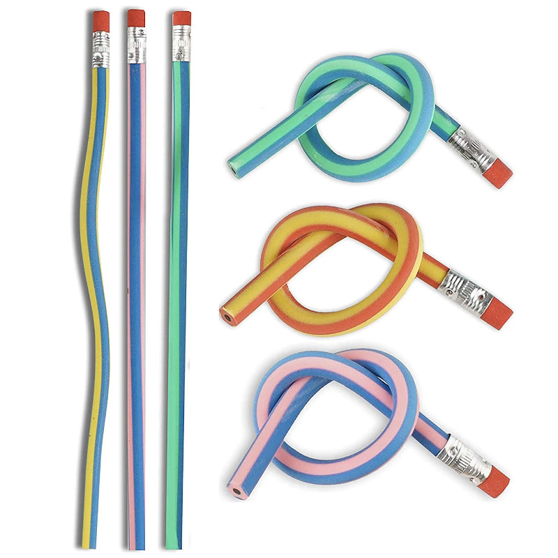 Böjlig blyertspenna, 5-pack