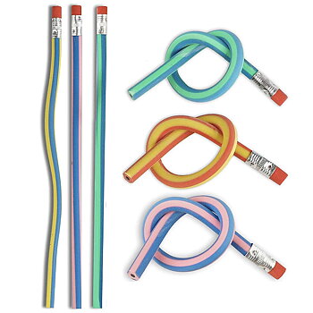 Böjlig blyertspenna, 5-pack