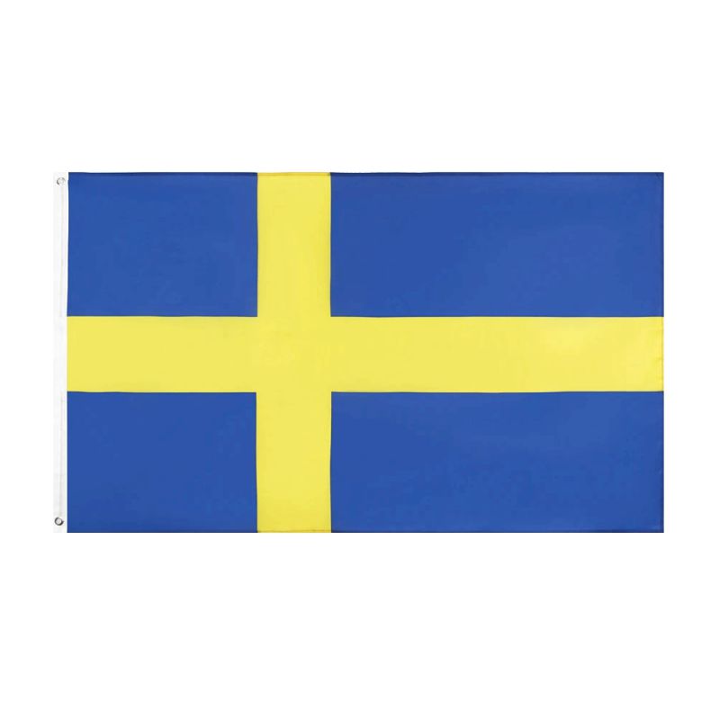 Svensk flagga i tyg