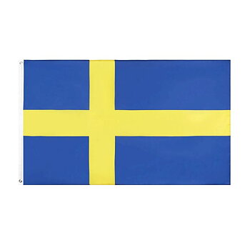 Svensk flagga i tyg