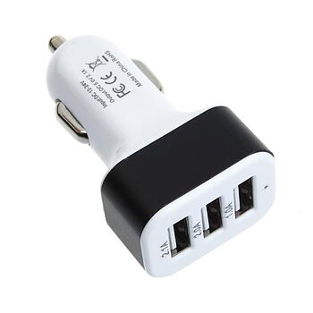 12V-laddare med tre portar