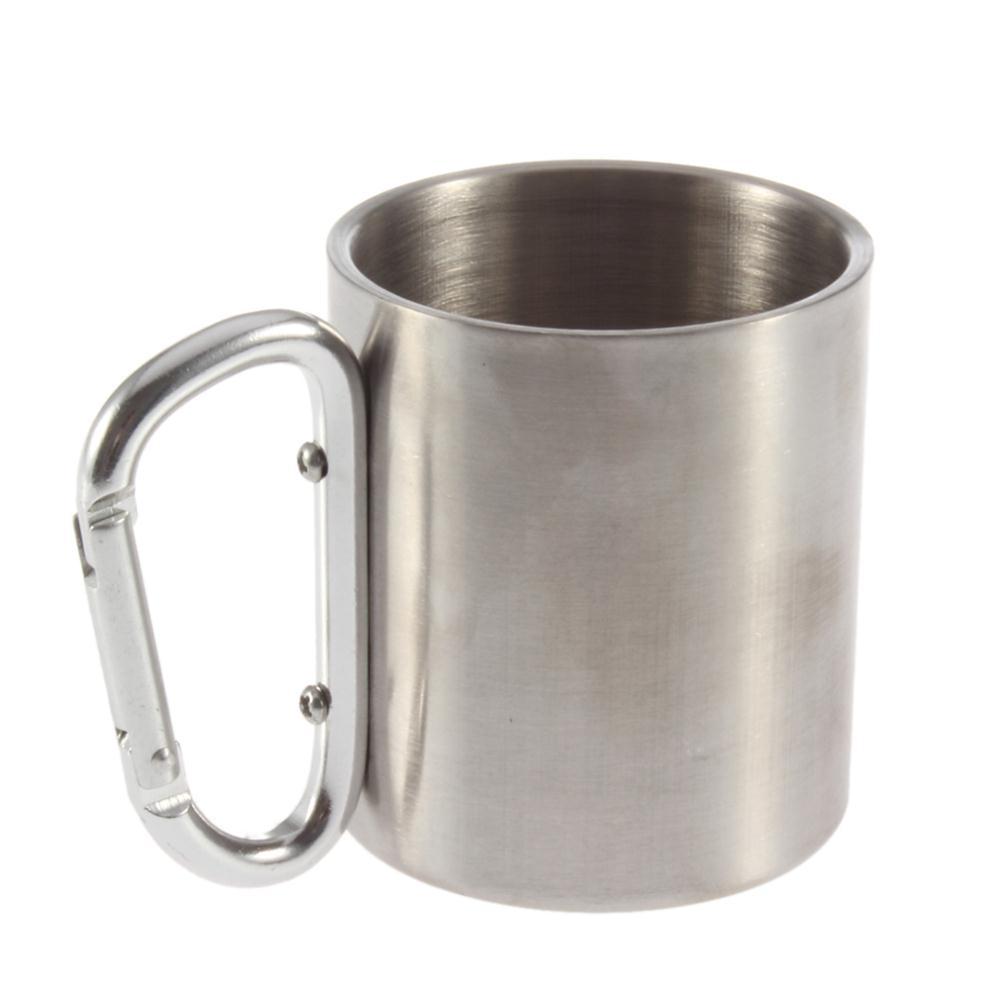 Lätt mugg i aluminium, isolerad