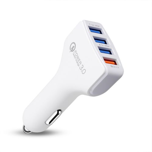 USB-laddare, 12V, 4 portar, snabbladdare - 3