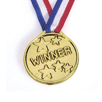 Vinnarmedalj - guld