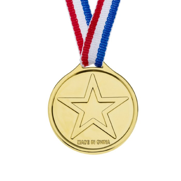 Vinnarmedalj - guld - 2