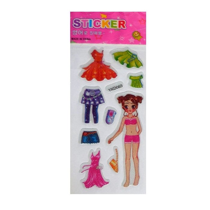 Klippdocka - klistermärken