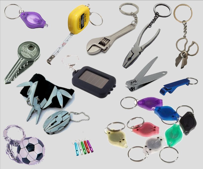 Funktionella nyckelringar och andra småsaker