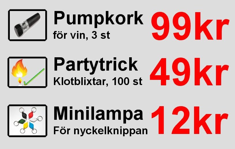 Aktuella erbjudanden