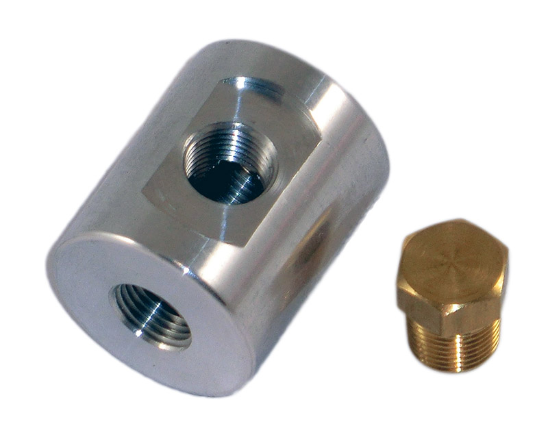 Sytec 8mm Kraftstoffleitung Adapter Für Manometer - Aluminium FGA100