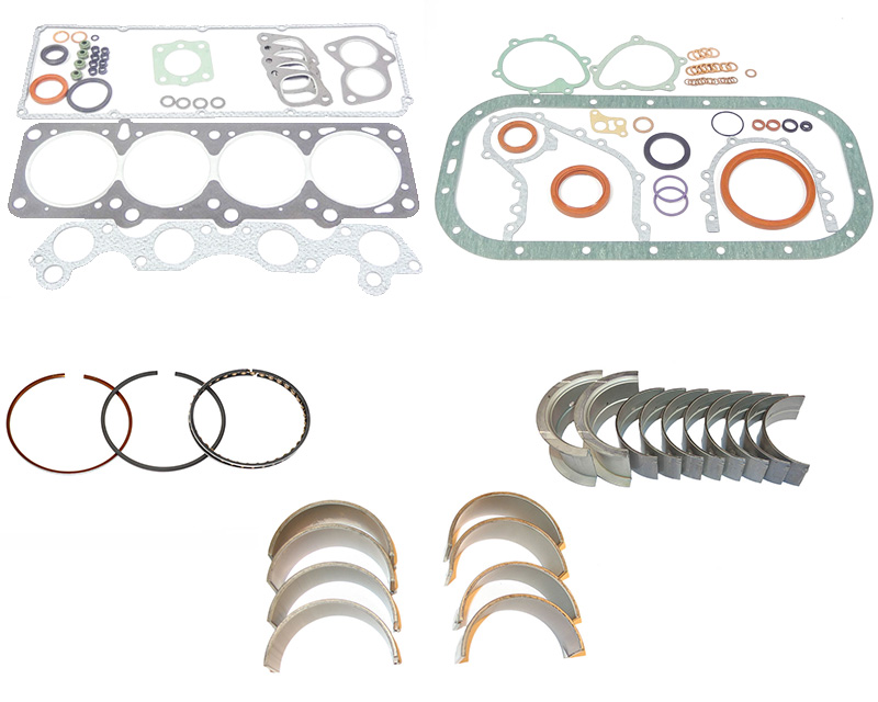 Restoration kit Volvo B23E/B23F gaskets bearings rings