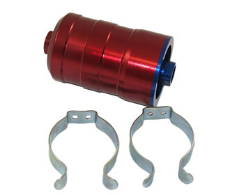 Fuel filter Red 1/4 NPTF internal thread