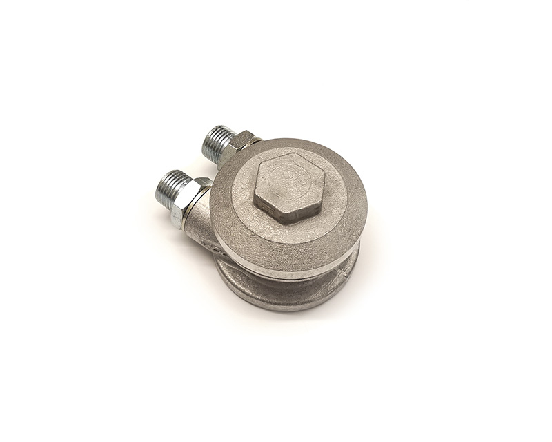 Adapter/oljefilterförflyttare utan termostat för blockering av oljefilter  - 3