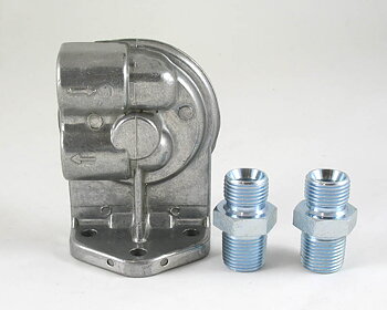Remote oil filter head Right 90° with oil filter connection 3/4"
