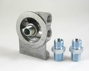Remote oil filter head Right 90° with oil filter connection 3/4"