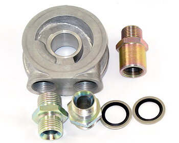 Adapter mellan motorblock och oljefilter
