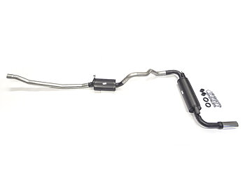 Avgassystem 2,5" 240 alla samt 140/164 1974-1975