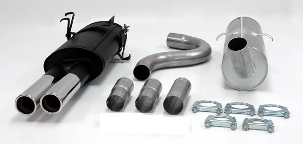 Avgassystem Sport 2.5" 740 940 kromstål