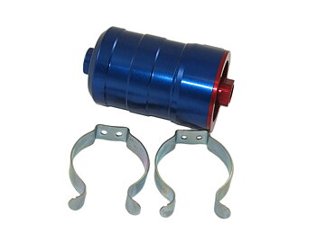 Fuel filter Blue 1/4 NPTF internal thread