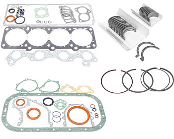 Restoration kit Volvo B230A gaskets bearings rings carb engine EARLY 55mm main journal