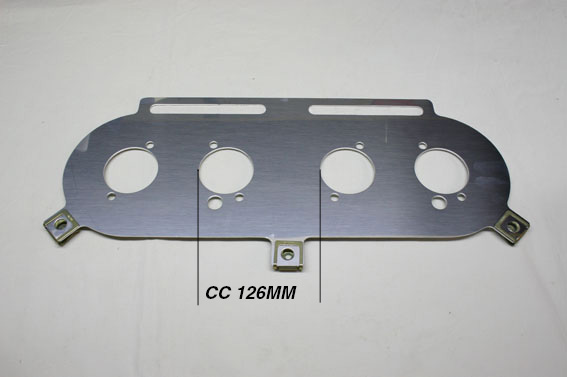 Basplatta Pipercross KK600 Weber DCOE/DellortoDHLA  126mm/cc