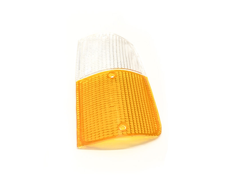 Corner lamp lens Front  right amber - clear lens 240 -1980