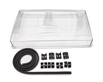 Head lamp glass Left 240 1981-93 
