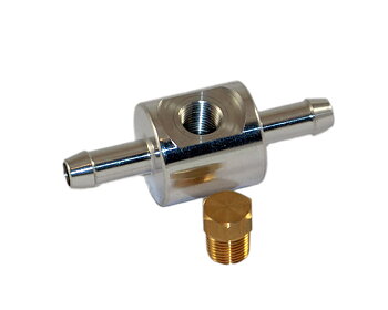 Adapter for pressure gauge with plug 