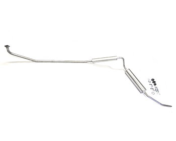Exhaust system Duett 445, P210 B18 1962-69 Up to ch nr -83399