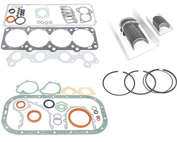 Restoration kit Volvo B230A gaskets bearings rings carb engine LATE 63mm main journal