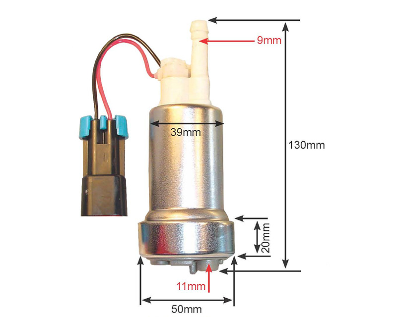 Fuel pump  in tank about 420 L / H @ 3 bar E85!! - 2