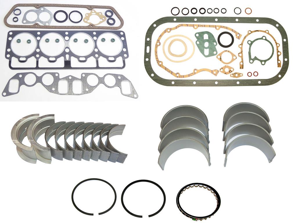 Restoration kit Volvo B20B gaskets bearings rings