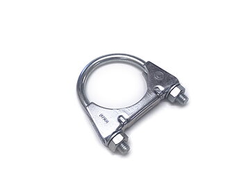 U-klammer 2.5" Galvaniserad M10