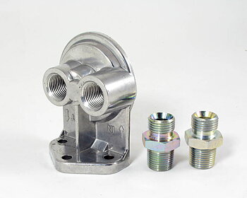 Remote oil filter head For one filter 3/4"