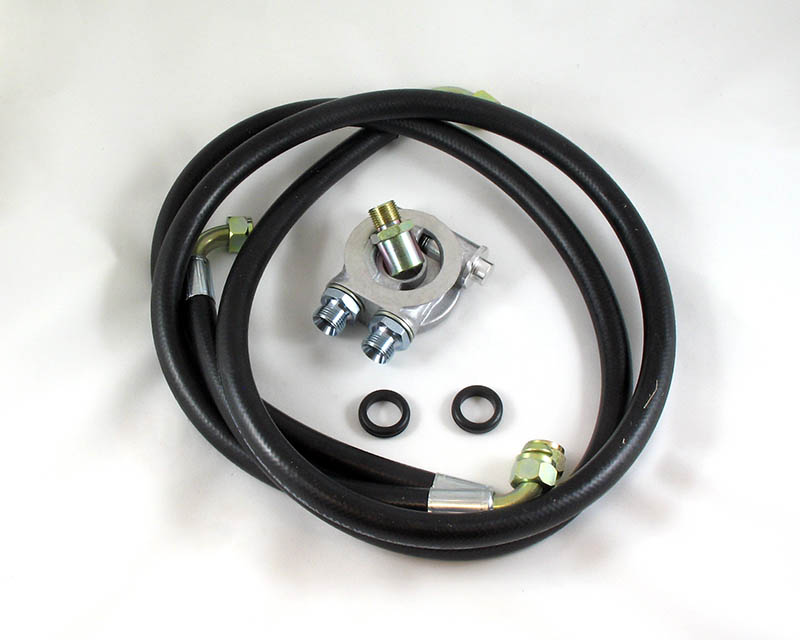 Installation kit Sandwich plate 3/4" with 80° thermostat, rubber hoses 
