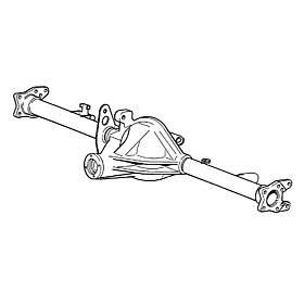 Rear axle/Cardan shaft
