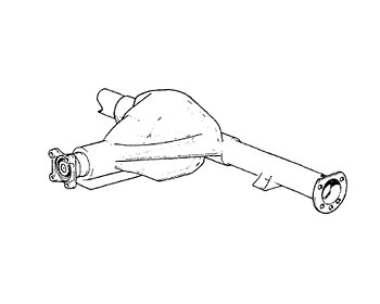Rear axle/Cardan shaft