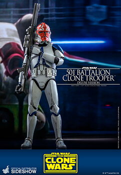 Hot Toys - Deluxe version 501st Battalion Clone Trooper Sixth Scale Figure