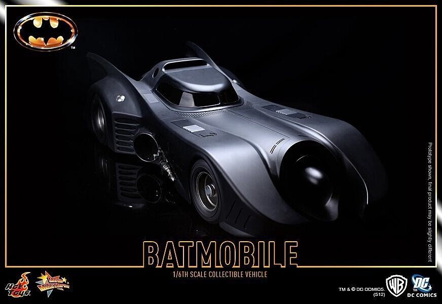 Batmobile Film Batman Le Défi 1/43 1989 Voiture De Batman Mattel Hotwheels  Elite X5494 Movie Car 746775144517 - MiniatureAuto