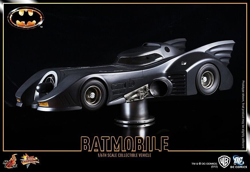 Batmobile Film Batman Le Défi 1/43 1989 Voiture De Batman Mattel Hotwheels  Elite X5494 Movie Car 746775144517 - MiniatureAuto