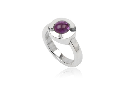 Ring med ametist