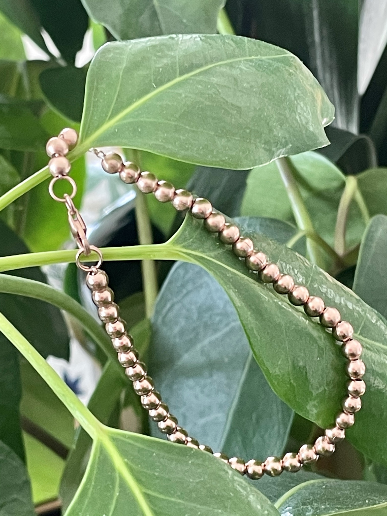 Armband rosa guld