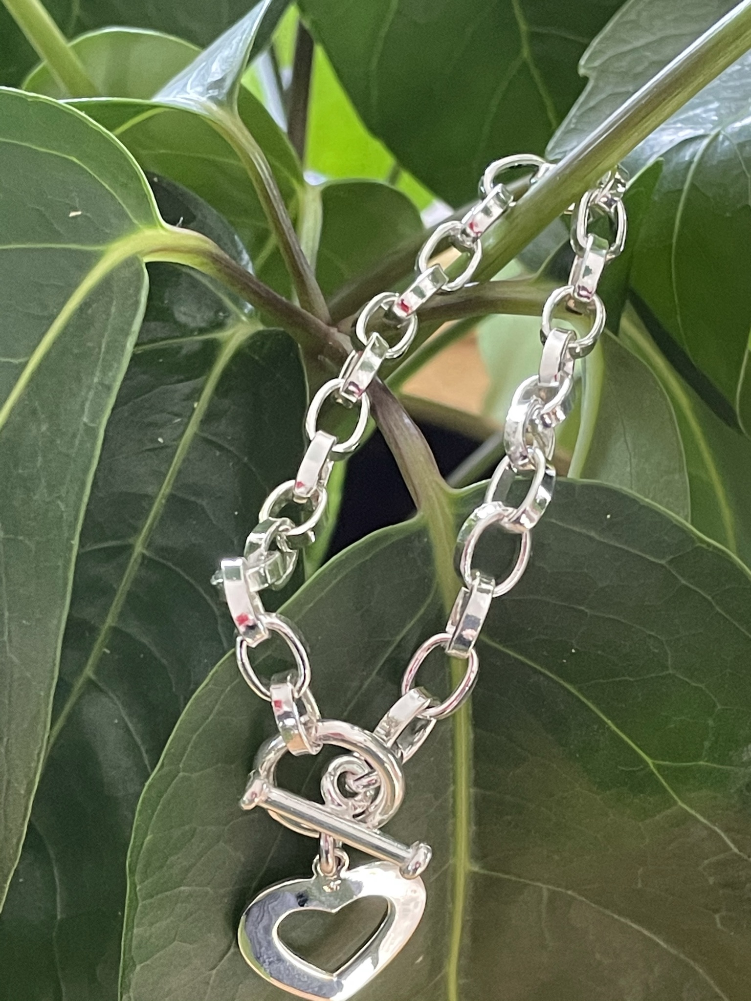 Armband med hjärta