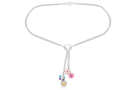 Halsband med berlocker