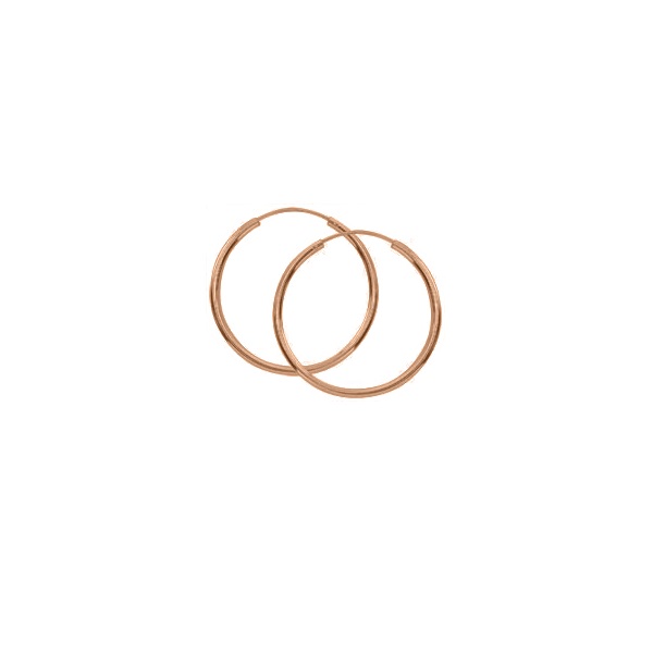 Örhängen rosa guld ringar